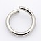 Tarnish Resistant 304 Stainless Steel Open Jump Rings, Stainless Steel Color, 3.5x0.6mm, 22 Gauge, Inner Diameter: 2.3mm