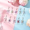 10Pcs Flower Angel Glass Pendant Decorations, with Zinc Alloy Lobster Claw Clasps, Mixed Color, 47.5~48.5mm