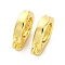 Brass Fold Over Clasps, Cadmium Free & Nickel Free & Lead Free, Oval, Real 18K Gold Plated, 9.5x7x2.5mm, Hole: 1.2mm