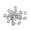Tarnish Resistant 304 Stainless Steel Jump Rings, Open Jump Rings, Oval, Stainless Steel Color, 24 Gauge, 3.5x2.5x0.5mm, Inner Diameter: 1.5x2.5mm