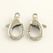 Tarnish Resistant 304 Stainless Steel Lobster Claw Clasps, Stainless Steel Color, 25x15x6mm, Hole: 3mm