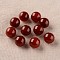 Natural Red Agate Round Ball Beads, Gemstone Sphere, No Hole/Undrilled, Dyed & Heated, 16mm