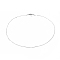 Non-Tarnish 304 Stainless Steel Snake Chain Necklaces, with Lobster Claw Clasps, Stainless Steel Color, 16.69 inch(42.4cm)