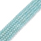 Grade A Natural Amazonite Beads Strands, Round, 8~8.5mm, Hole: 1mm, about 45~47pcs/strand, 15.16~15.35 (38.5~39cm)