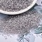 MIYUKI Delica Beads, Cylinder, Japanese Seed Beads, 11/0, Transparent Inside Colours Rainbow, (DB1771) Sparkling Pewter Lined Light Tea Rose AB, 1.3x1.6mm, Hole: 0.8mm, about 100000pcs/500g