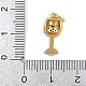 Латунные микро проложить кубического циркония подвески KK-Z123-09G-3