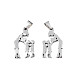 Подвески из нержавеющей стали 201 STAS-T044-288P-2