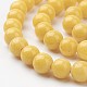 Естественно Mashan нефрита круглые бусины нити X-G-D263-8mm-XS07-2