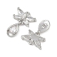 Латунные микро проложить кубического циркония подвески KK-F906-04P-2