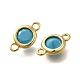 Подвески из латуни с кубическим цирконием KK-Q043-24G-04-2