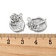 Латунные микропаве прозрачные подвески с фианитом KK-H460-25P-3