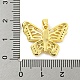 Латунные микропаве прозрачные подвески с фианитом KK-P263-03B-G-3
