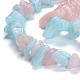 Бусины из натурального белого нефрита G-G011-15-1-4