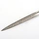 Стали полукруглый файлы алмазов TOOL-R098-04-3