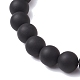 Браслеты из смолы и синтетической бирюзы BJEW-JB10757-4