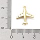 Латунные микропаве прозрачные подвески с фианитом KK-L228-45G-3
