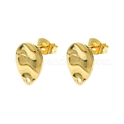 Фурнитура для сережек-гвоздиков из нержавеющей стали 304 STAS-L024-003G-07