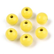 Круглые бусины из натурального дерева схима WOOD-A018-12mm-04