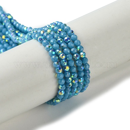 Гальванические стеклянные бусины EGLA-P055-01A-03-1