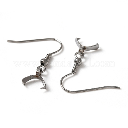 Крючки для сережек из нержавеющей стали 304 STAS-WH0035-14P-1