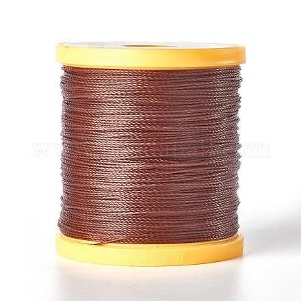Круглый вощеный полиэфирный шнур YC-E004-0.65mm-N623-1