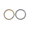 Ion Plating(IP) 304 Stainless Steel Linking Ring, Round Bead Ring, Rainbow Color, 12.5x1mm, Inner Diameter: 10mm