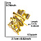 Geometric Irregular Earrings Stainless Steel 18k Studs Jewelry Accessories