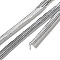 Glitter Flat Elastic Cord/Band, with Rubber Inside, Webbing Garment Sewing Accessories, Gray, 7mm, about 2.19 Yards(2m)/pc