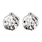 Brass Pendants, Cadmium Free & Nickel Free & Lead Free, Shell Shape Charms, Real Platinum Plated, 20x17.5x3mm, Hole: 1.3mm
