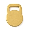 304 Stainless Steel Pendants, Laser Cut, Kettlebell Charm, Golden, 10x7x1mm, Hole: 1.3x4mm