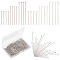 PH PandHall 3 Sizes 304 Stainless Steel Jewelry Eye Pins Set, Jewelry Making Pins, 300pcs Eye Pins 300pcs Ball Head Pins for DIY Crafts Earrings Bracelets Jewelry Making Accessories Supplies