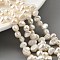 Natural Cultured Freshwater Pearl Beads Strands, Top Drilled, Two Sides Polished, Grade 3A, Old Lace, 5~5.5mm, Hole: 0.5mm, about 35pcs/strand, 6.89 inch(17.5cm)