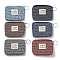 Word Pattern Clothlike Bags, Change Purse, with Handle Ring, Mixed Color, 9x12x0.95cm