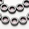 Non-magnetic Synthetic Hematite Beads Strands, Ring, Original Color, 14x4mm, Hole: 1mm, about 29pcs/strand, 15.7 inch