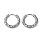 Non-Tarnish 304 Stainless Steel Huggie Hoop Earrings, Stainless Steel Color, 14x15x2.5mm