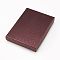 Python Pattern Cardboard Jewelry Set Boxes, with Black Sponge, for Jewelry Gift Packaging, Rectangle, Brown, 16.1x12.2x2.95cm