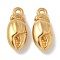 Ion Plating(IP) 304 Stainless Steel Pendants, Claw Charm, Real 18K Gold Plated, 21x9.5x7mm, Hole: 1.6mm