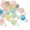 Frosted & Luminous Transparent Resin Beads, Nuggets, Glow in the Dark, Mixed Color, 15x14.5~15.5x14.5~15.5mm, Hole: 1.4mm