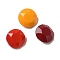 Glass Rhinestone Cabochons, Pointed Back, Faceted, Diamond, Mixed Color, 7.8x4.2mm