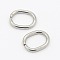 Tarnish Resistant 201 Stainless Steel Open Jump Rings, Oval, Stainless Steel Color, 13.5x11x1.5mm, Hole: 10x7mm