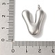 Подвески из нержавеющей стали 304 с ионным покрытием (IP) STAS-M017-08P-22-3