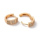 Серьги-кольца из латуни со стразами EJEW-K256-64KCG-2