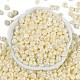 Непрозрачные цвета блестящие стеклянные бусины SEED-P008-01C-05-3