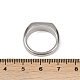 Кольца для пальцев из нержавеющей стали 304 RJEW-P152-01P-5
