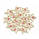 Латунные подвески X-KK-T032-064G-01-2