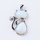 Кулоны для котят из опалита G-P352-B01-1