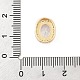 Латунные микро проложить кубического циркония слайд подвески ZIRC-I068-11G-A-3