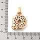 Латунные микро проложить кубического циркония подвески KK-C076-29Q-G02-3