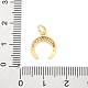Латунные микро проложить кубического циркония подвески KK-D325-44G-3