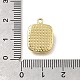 Подвески из латуни с натуральными белыми ракушками KK-U061-07G-3
